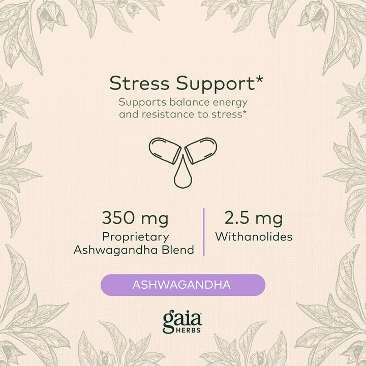 , Ashwagandha Root Vegan Liquid Phyto Capsules - Stress Relief, Immune Support Supplement, Balanced Energy Levels and Mood , 120 Ct (Pack of 1)