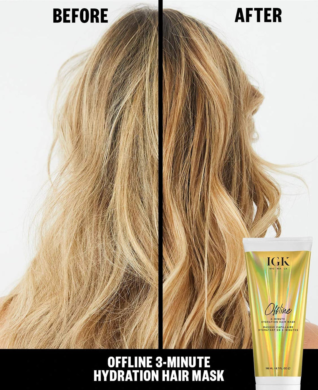 Offline 3-Minute Hydration Hair Mask 198 ml / 6.7 oz