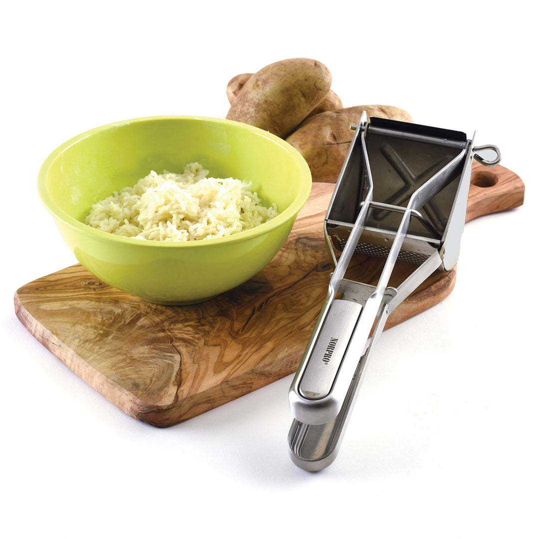 Norpro Stainless Steel Commercial Potato Ricer, 11.5in/