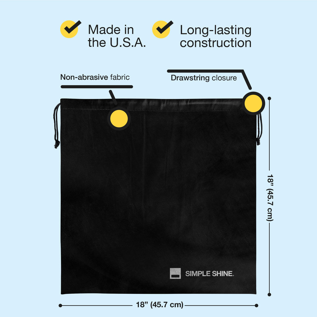 Anti Tarnish Storage Bag 18 x 18 | Fabric Cloth Bags for Sterling Silver Jewelry Silverware Trays and More