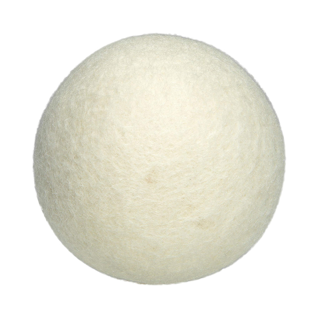 WOOLITE Reusable Wool Laundry Dryer Balls, Cuts Drying Time in Half, Natural Fabric Softener, Reduces Clothing Wrinkles, Eco-Friendly, Money Saver, 6 Pack