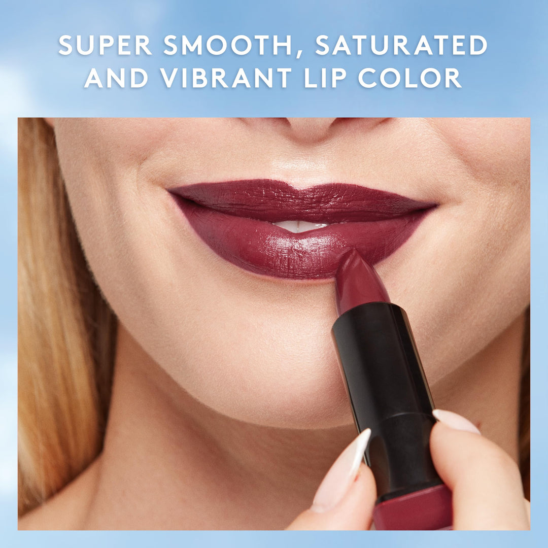 COVERGIRL Exhibitionist Lipstick Cream, Verve Violet 370, Lipstick Tube 0.123 OZ (3.5 g)