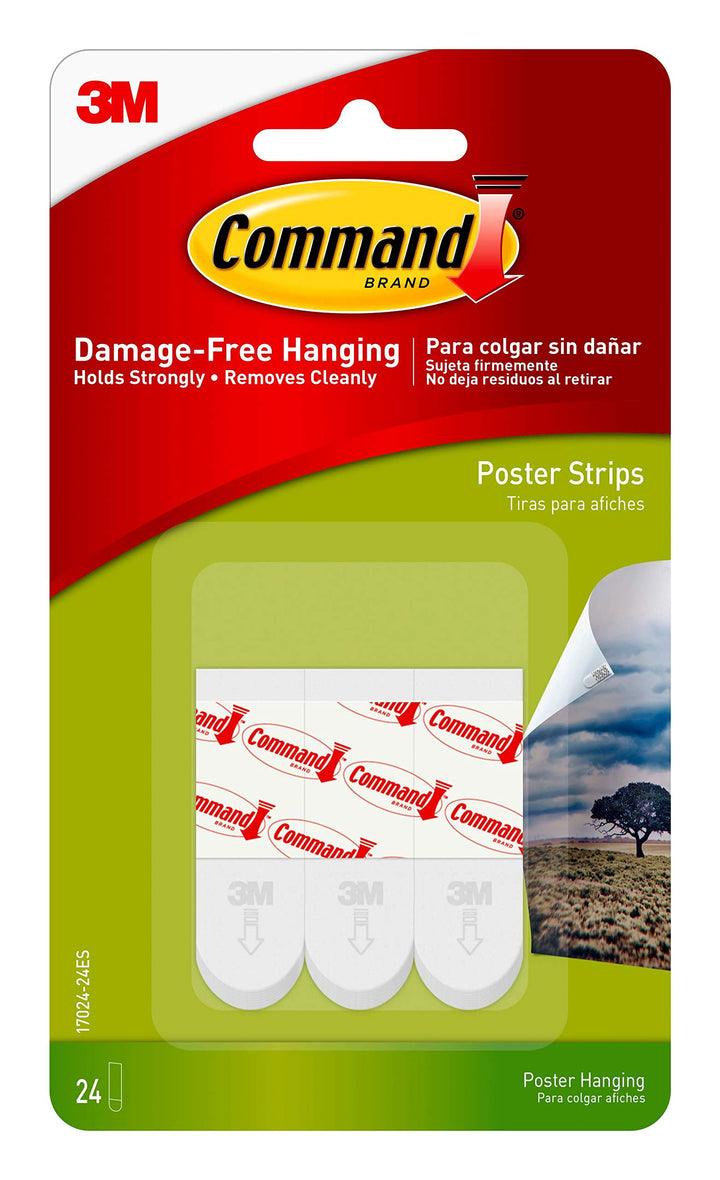 Command Poster Strips, Damage Free Hanging Poster Hange