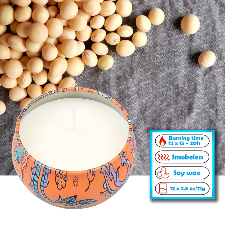 EUPNHY 16 Pack Scented Candles Gift Set 2.5oz Strong Fragrance Aromatherapy Candle Set Soy Wax Decorative Candles for Home Scented Candles Relaxation Gifts for Women.