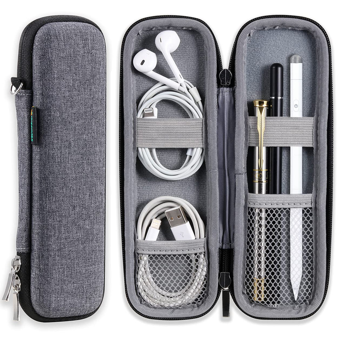 Apple Pencil Case Holder,Slim EVA Carrying Case/Bag/Pouch/Holder for Apple Pencils,Executive Fountain Pen,Ballpoint Pen,Stylus Touch Pen-Grey