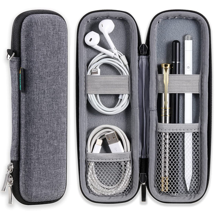 Apple Pencil Case Holder,Slim EVA Carrying Case/Bag/Pouch/Holder for Apple Pencils,Executive Fountain Pen,Ballpoint Pen,Stylus Touch Pen-Grey