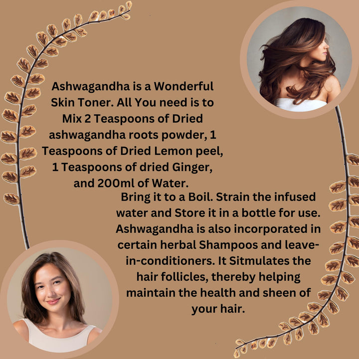 Herbs Botanica Ashwagandha Root Powder Withania Somnife