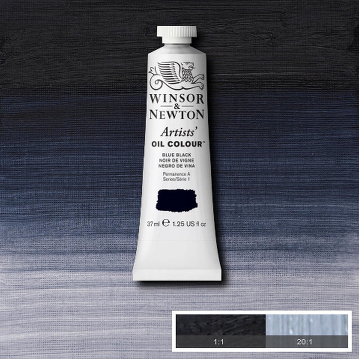 Winsor &amp; Newton Artists&#39; Oil Color, 37ml (1.25 oz) Tube, Blue Black