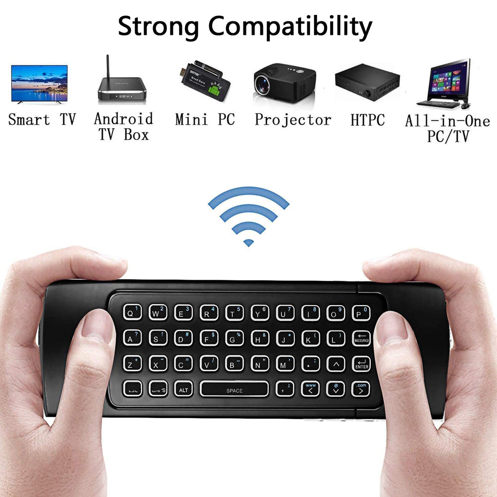 ILEBYGO Air Mouse for Android tv Box, Mini Wireless Key