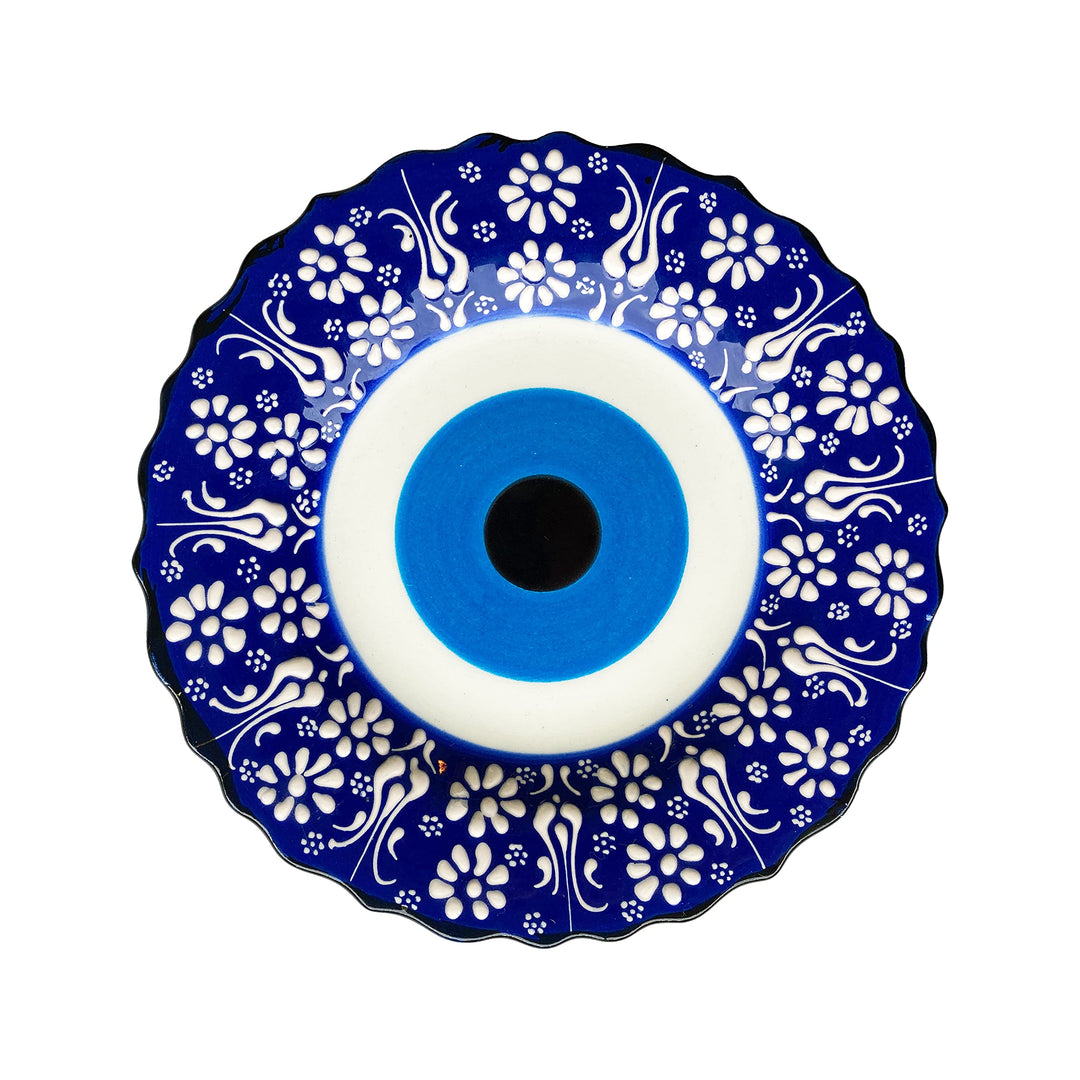 ALACA Cute Turkish Handmade Blue Evil Eye Decorative Pl