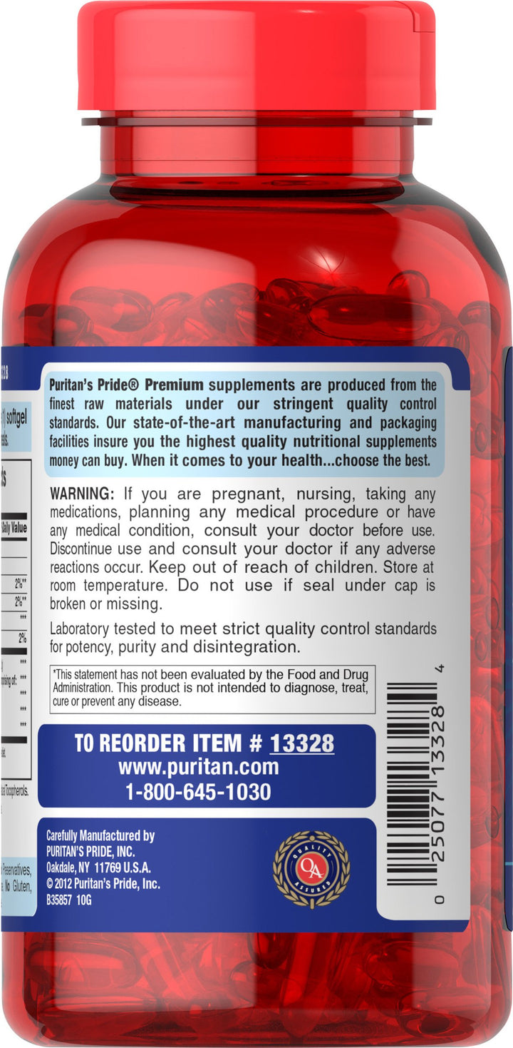 Puritan&#39;s Pride Omega-3 Fish Oil 1200mg, 200 so