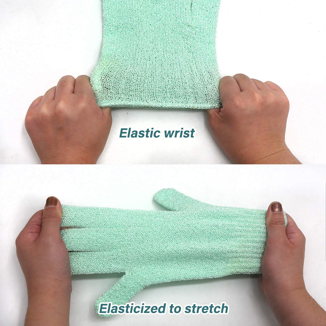 MIG4U Shower Exfoliating Scrub Gloves Medium to Heavy B