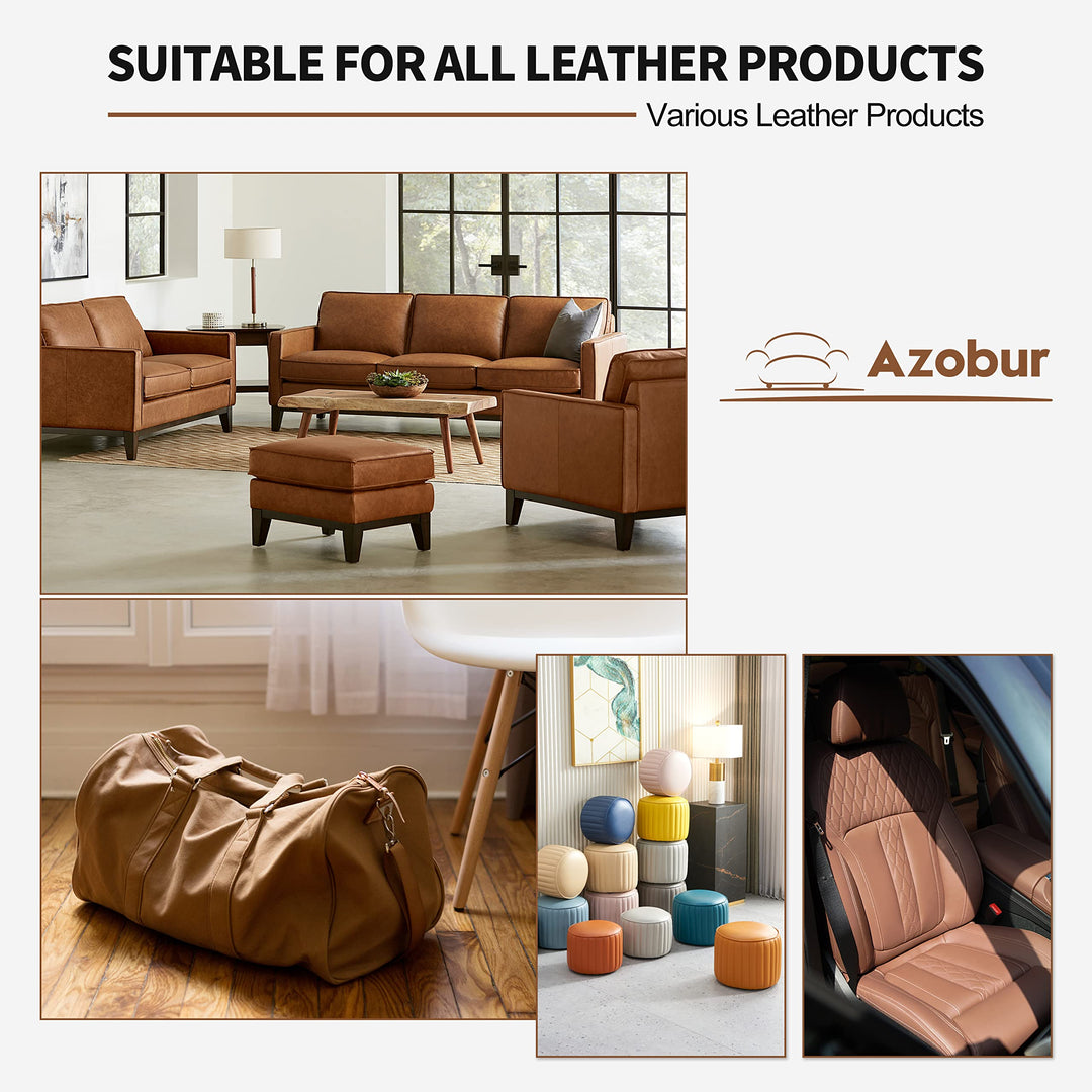 Leather Repair Patch 5X8 inch Self-Adhesive Couch Patch Leather for Sofas, Car Seats, Handbags, First Aid Patch (Matte Pearl White)