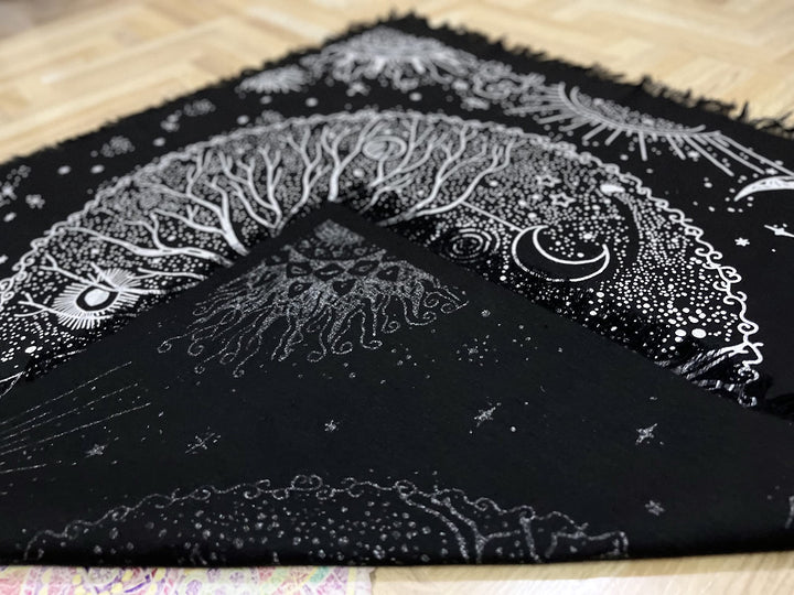 Indian Consigners Tree of Life Altar Cloth Tapestry Tab