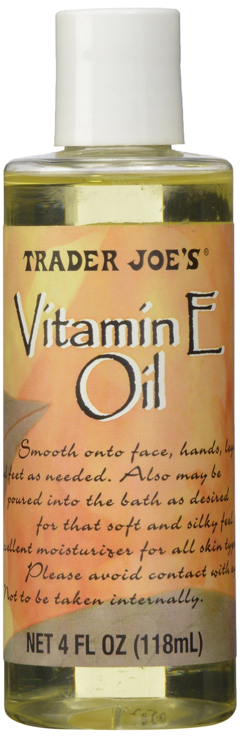 4 oz, Pack of 1 : Trader Joe&#39;s Vitamin Oil E, 4 Ounce