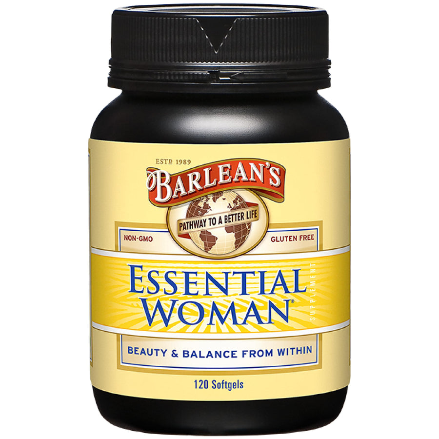 Essential Woman Capsules, Hormonal Balance Supplement for Women, Flaxseed, Evening Primrose Oil and Soy Isoflavones, Omega 3 6 9 and GLA, 120 Count