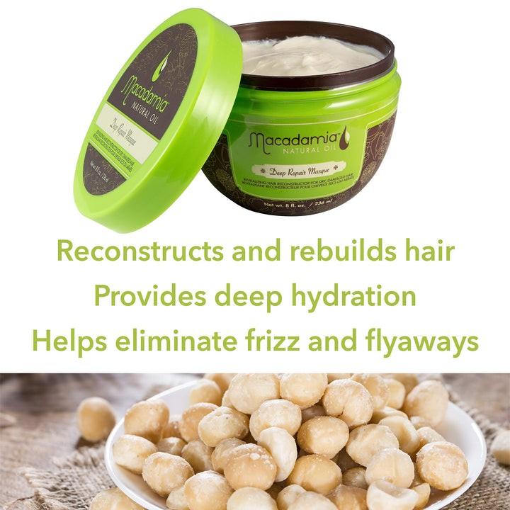 Natural Deep Repair Hair Masque, 8 OZ