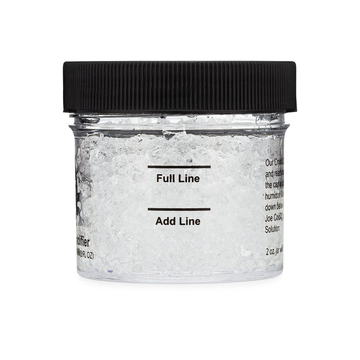 Joe Cool Cigar Crystal Gel Humidifier for Cigar Humidors (2 oz Jars) - 2 Pack