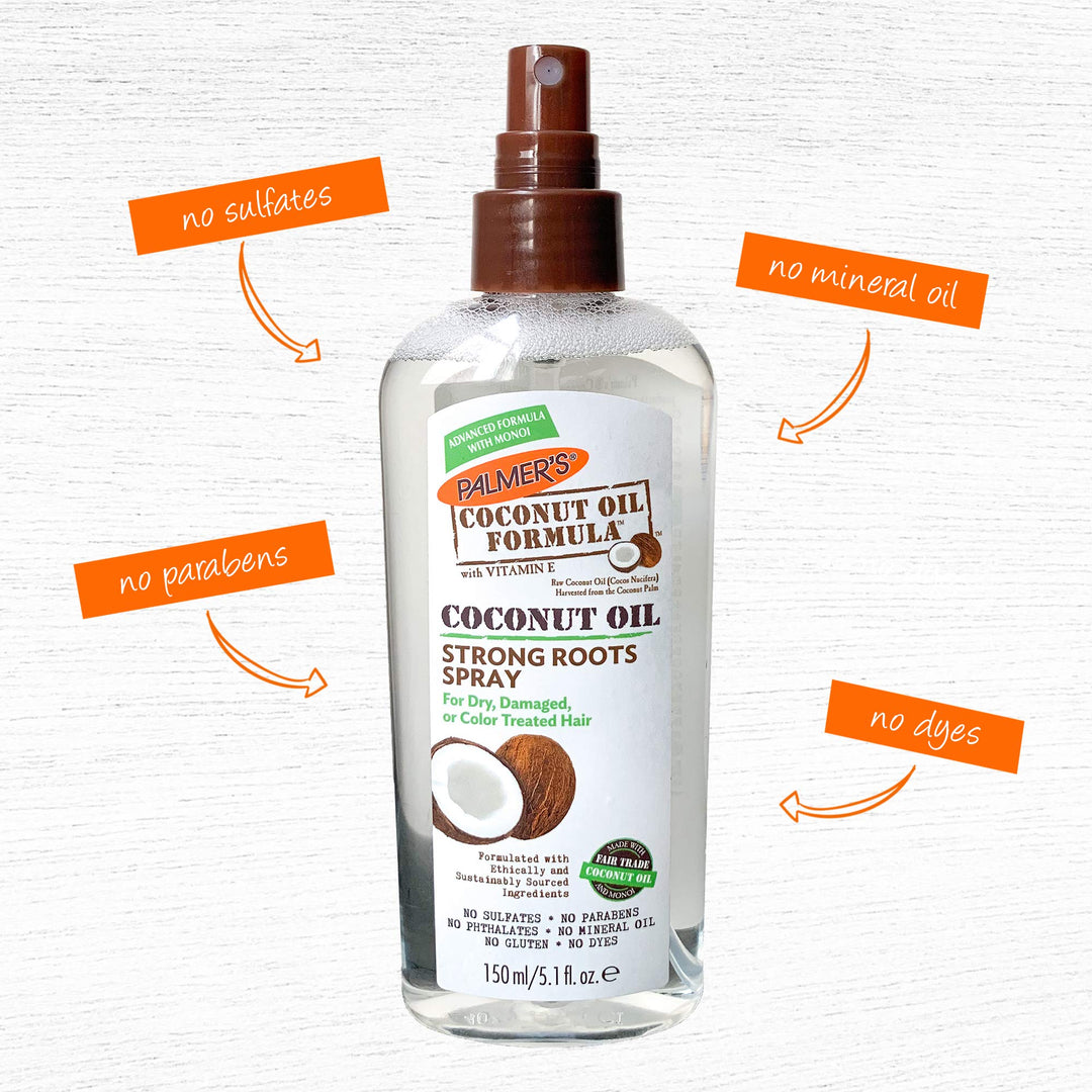 Palmer&#39;s Coconut Oil Formula Strong Roots Spray, 5.1 fl. oz., Pack of 2