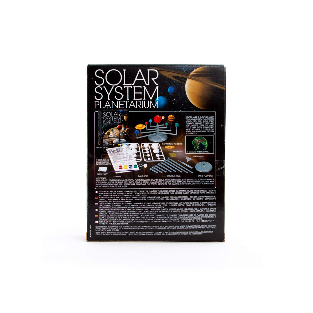 4M Solar System Planetarium - DIY Glow In The Dark Astr