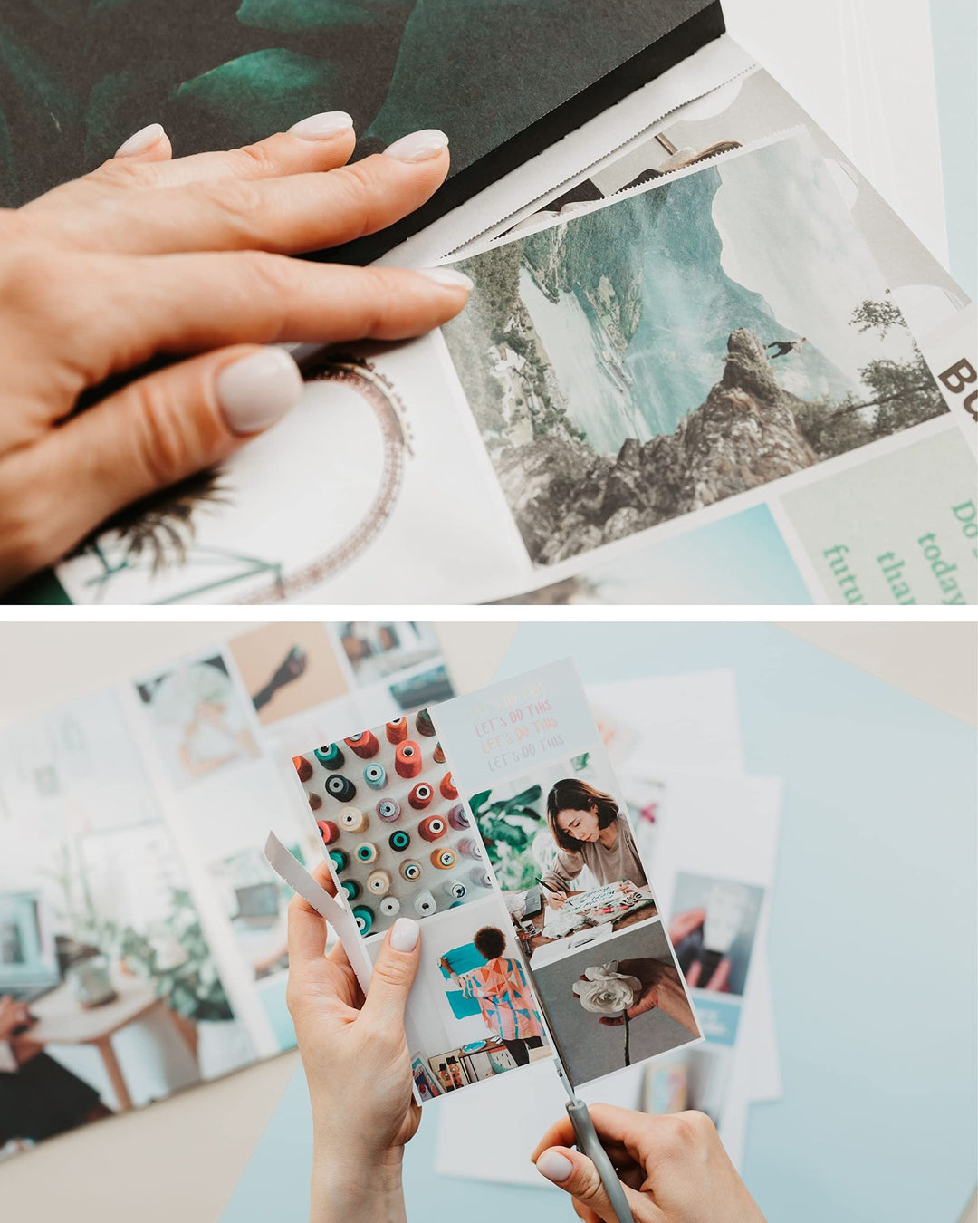 Vision Board Book - 800+ Pictures and Quotes Kit to Dream, Visualize, Inspire Create Life Goals Magazines for Clip Art Collage