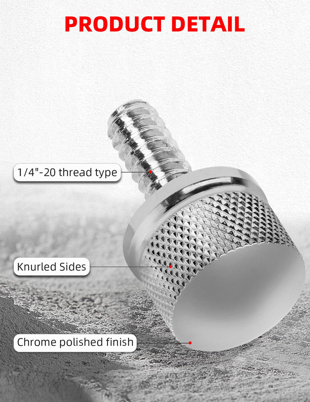 Chrome Stainless Steel Seat Bolt Nut Kit Compatible for Harley Davidson 1996-2024