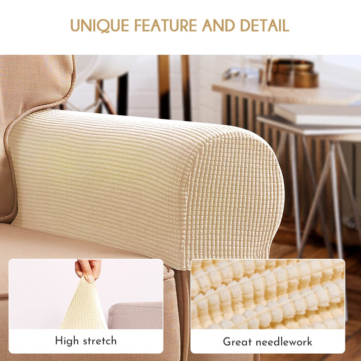 BESPORTBLE Chair Arm Protectors Sofa Armrest Cover Stre