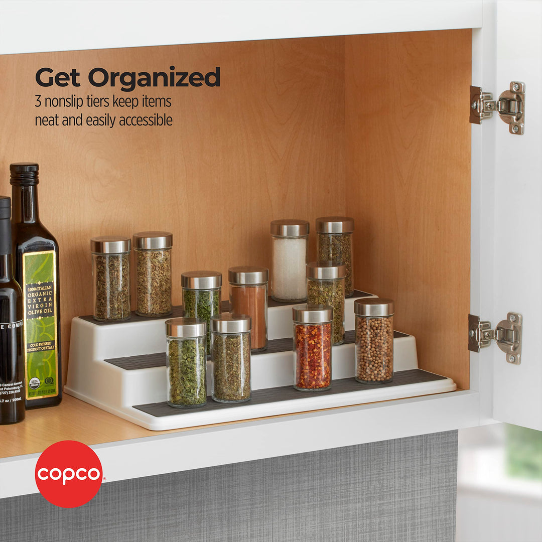 Copco 2555-0188 Non-Skid 3-Tier Spice Pantry Kitchen Ca