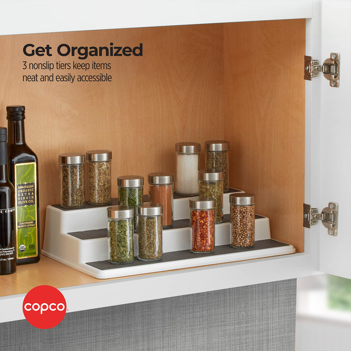 Copco 2555-0188 Non-Skid 3-Tier Spice Pantry Kitchen Ca