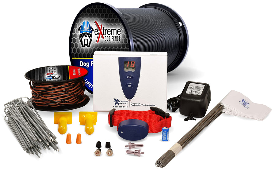 Underground Electric Dog Fence Ultimate - Extreme Pro Dog Fence System for Easy Setup and Maximum Longevity and Continued Reliable Pet Safety - 1 Dog | 1000 Feet Pro Grade Dog Fence Wire