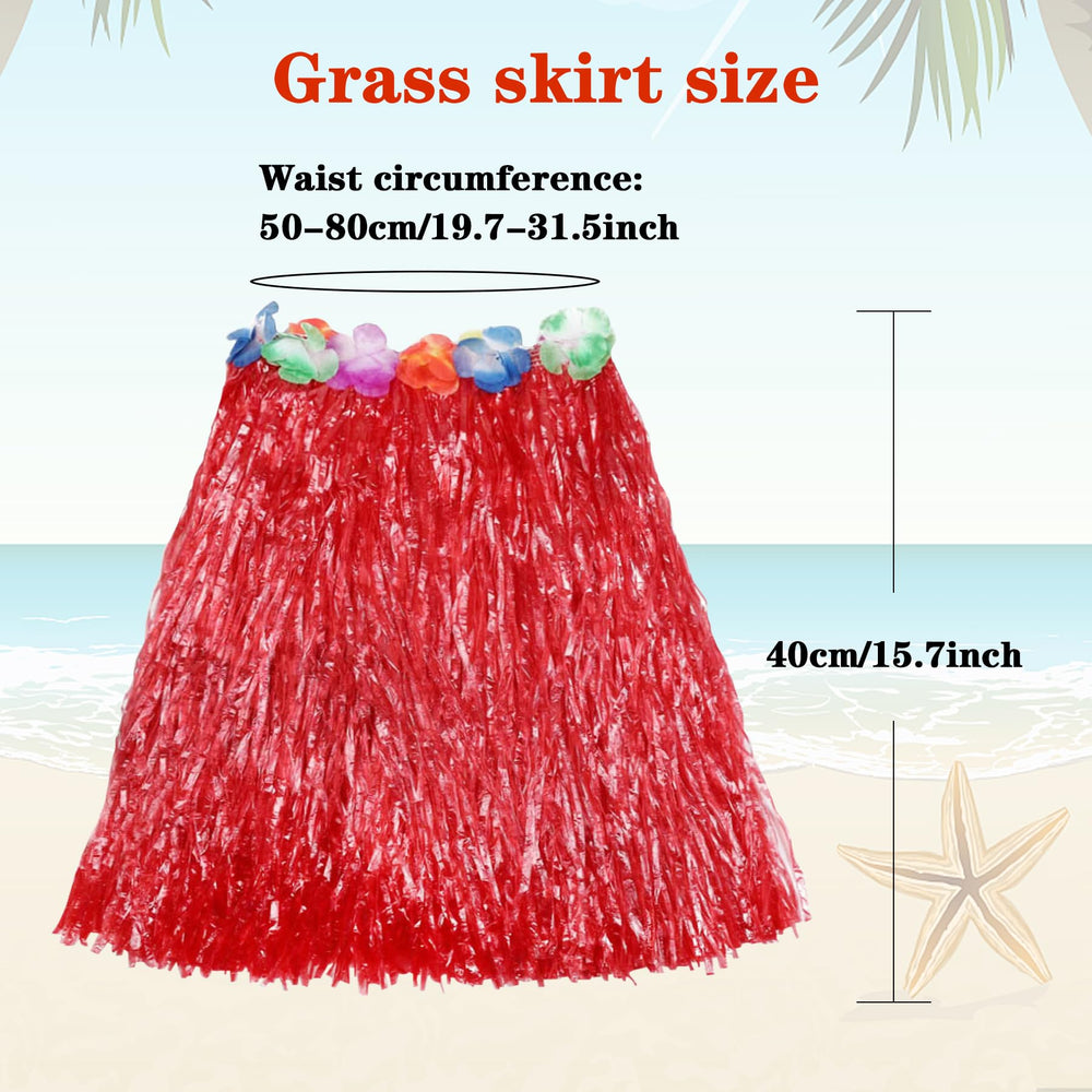 Hajoyful Grass Skirt Hawaiian Luau Hula Skirts Party De