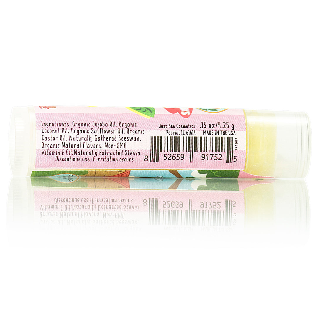 Lappy Lips Organic 100% Natural, Lip Balm Chap stick for Kids, Toddlers (6 flavors) - Organic Essential Oil - for Dry Chapped Lips to Restore and Heal and Make Kids Happy