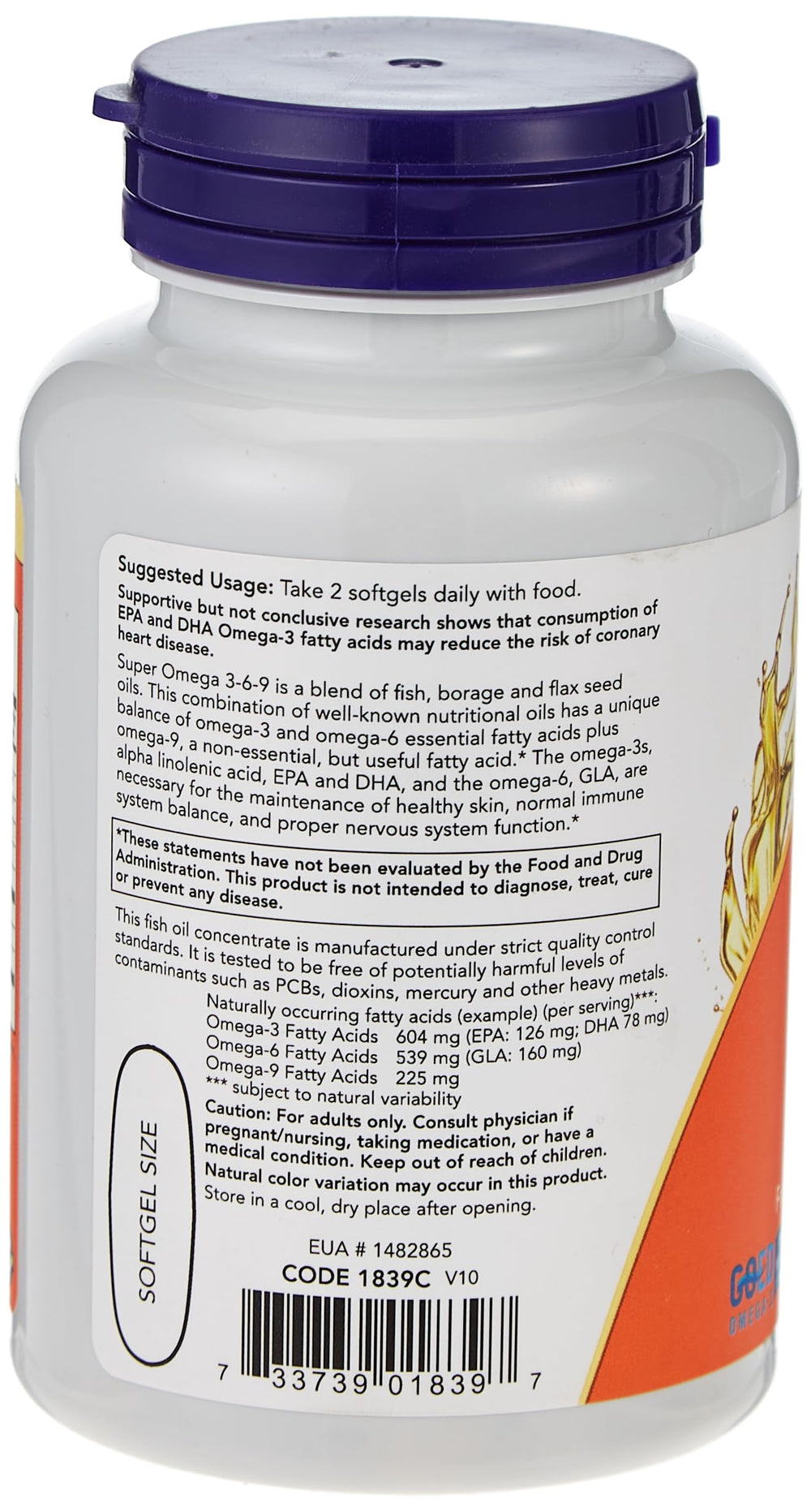 Super Omega 3-6-9 Fish Flax Borage