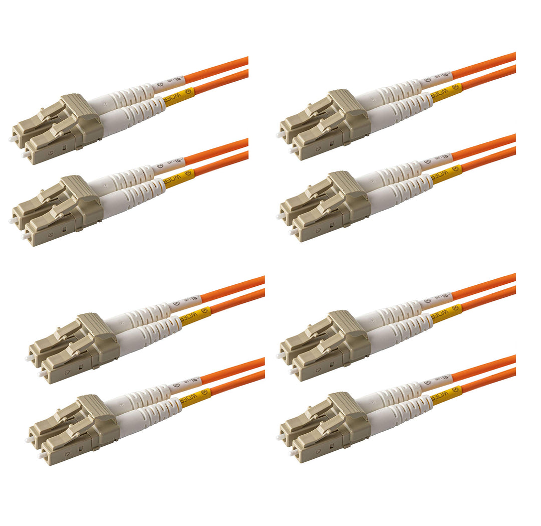 Multimode OM1 62.5/125 Fiber Patch Cable, Duplex LC to 