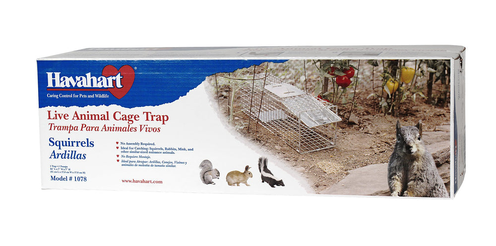Havahart 1078SR Medium Professional Style 1-Door Humane Catch and Release Animal Trap for Rabbit, Skunk, Mink, and Squirrel