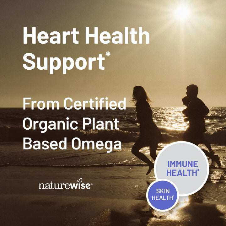 NatureWise Flaxseed Oil 1200 mg, Fish Free Omega 3 Supp