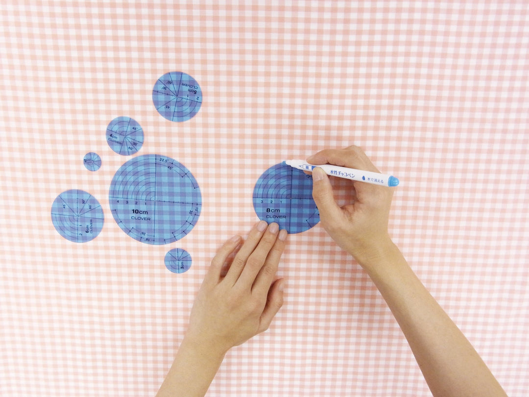 Circular Templates for Drawing Quilting Lines