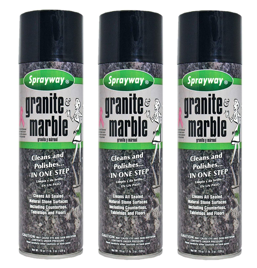 Sprayway SW702R 20 Oz Aerosol Granite &amp; Marble 