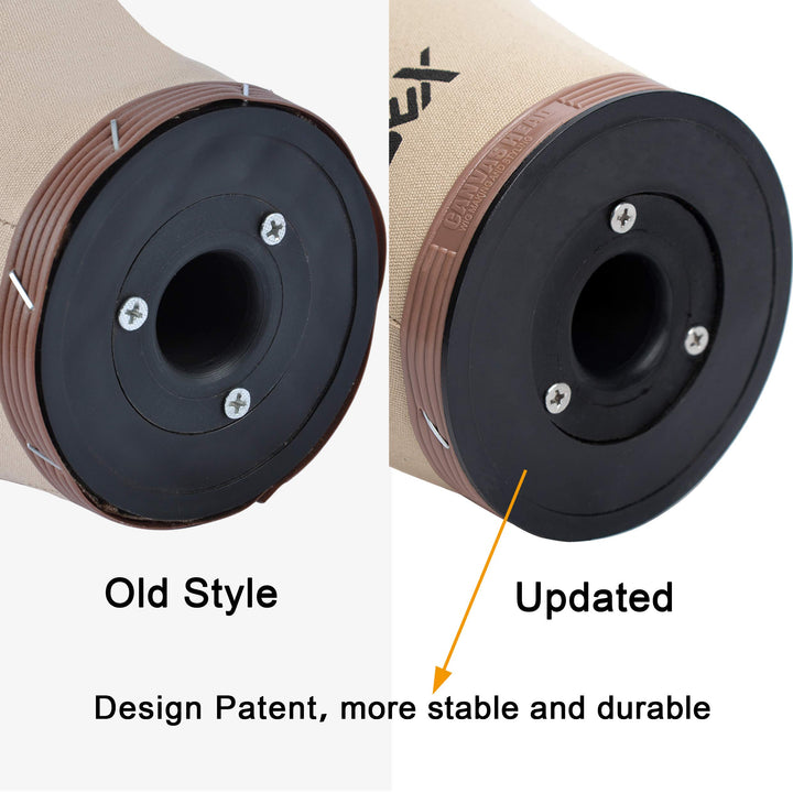 gexworldwide GEX Cork Canvas Block Head Mannequin Head Wig Display Styling Head With Mount Hole (Light Brown, 22)