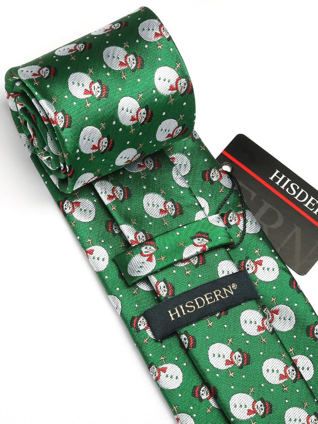 Navy Blue Tree Christmas Ties for Men Holiday Festival 