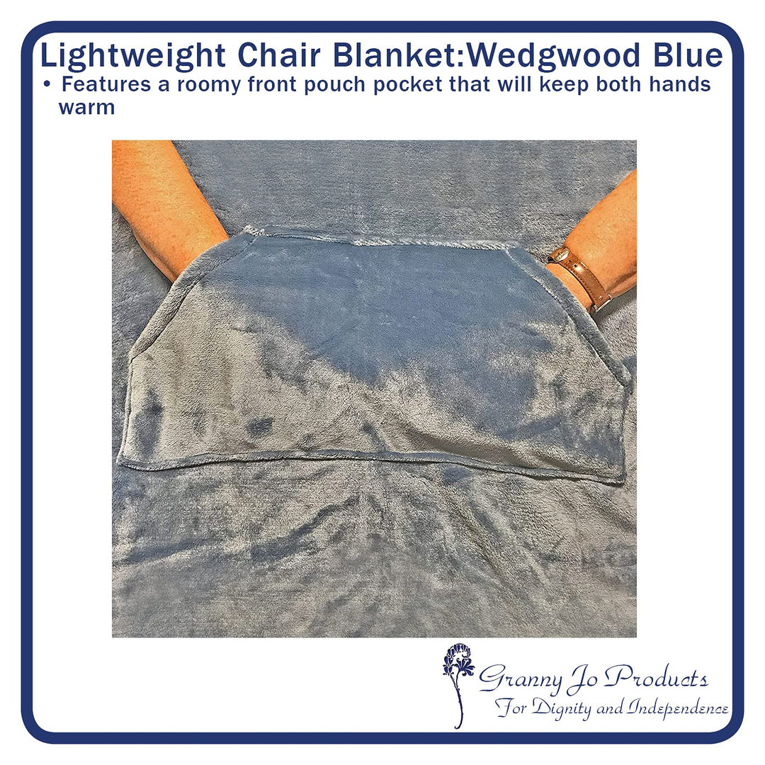 Granny Jo Products Lightweight Wheelchair Blanket, Wedg