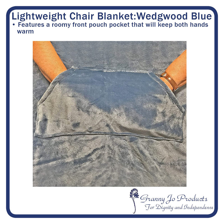 Granny Jo Products Lightweight Wheelchair Blanket, Wedg