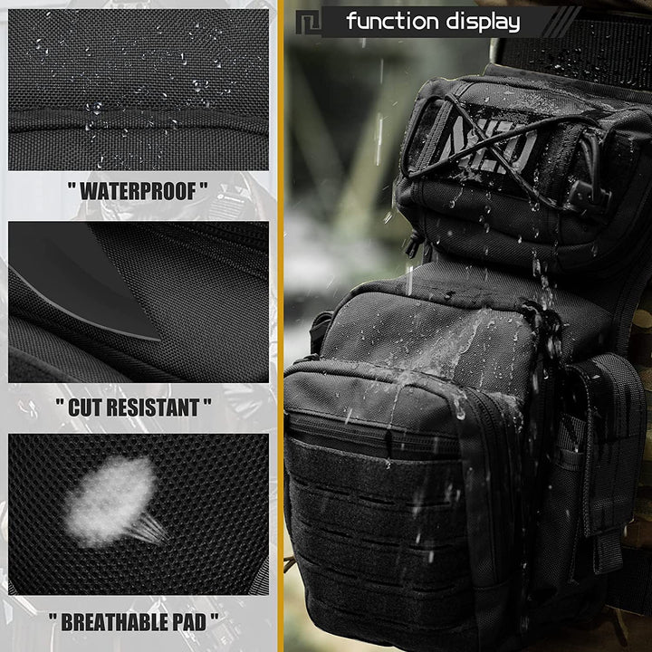 Drop Leg Bag for Men Women Military Tactical Thigh Pack Pouch Multifunctional Tactical Package Outdoor Hiking Thigh Bag