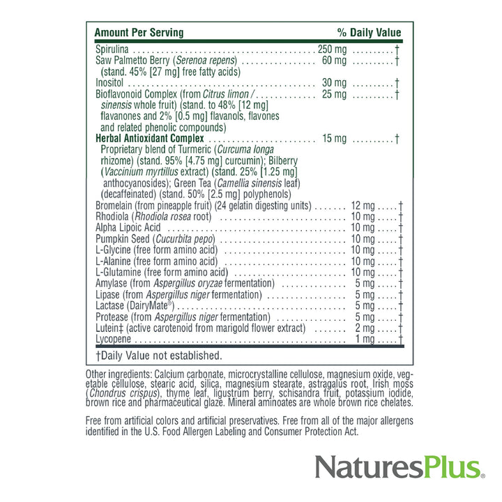 Natures Plus Source of Life Men Multivitamin - 60 Veget