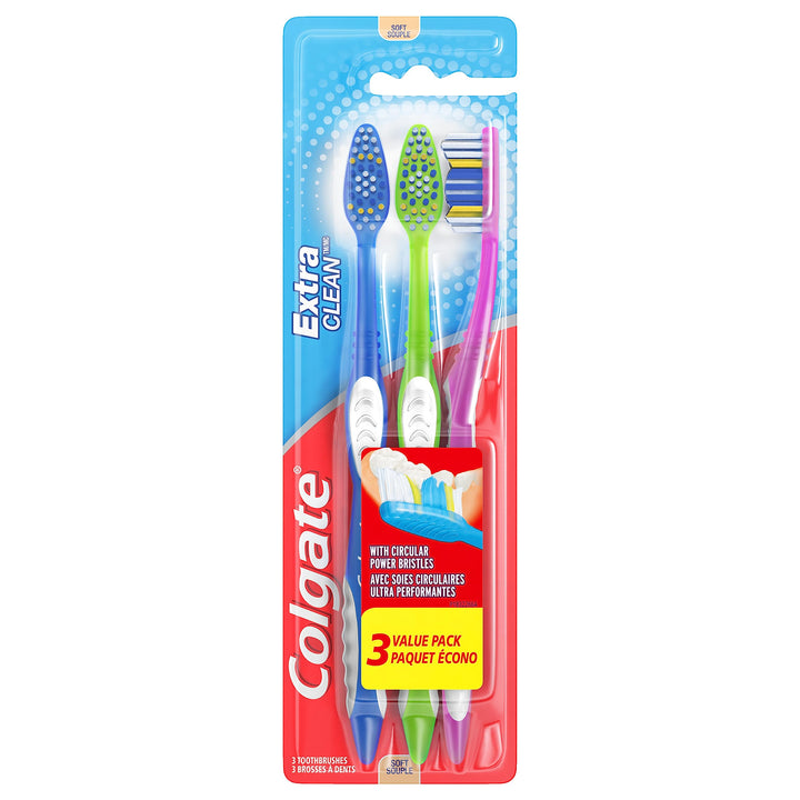 Soft : Colgate Extra Clean Full Head Toothbrush, Soft -