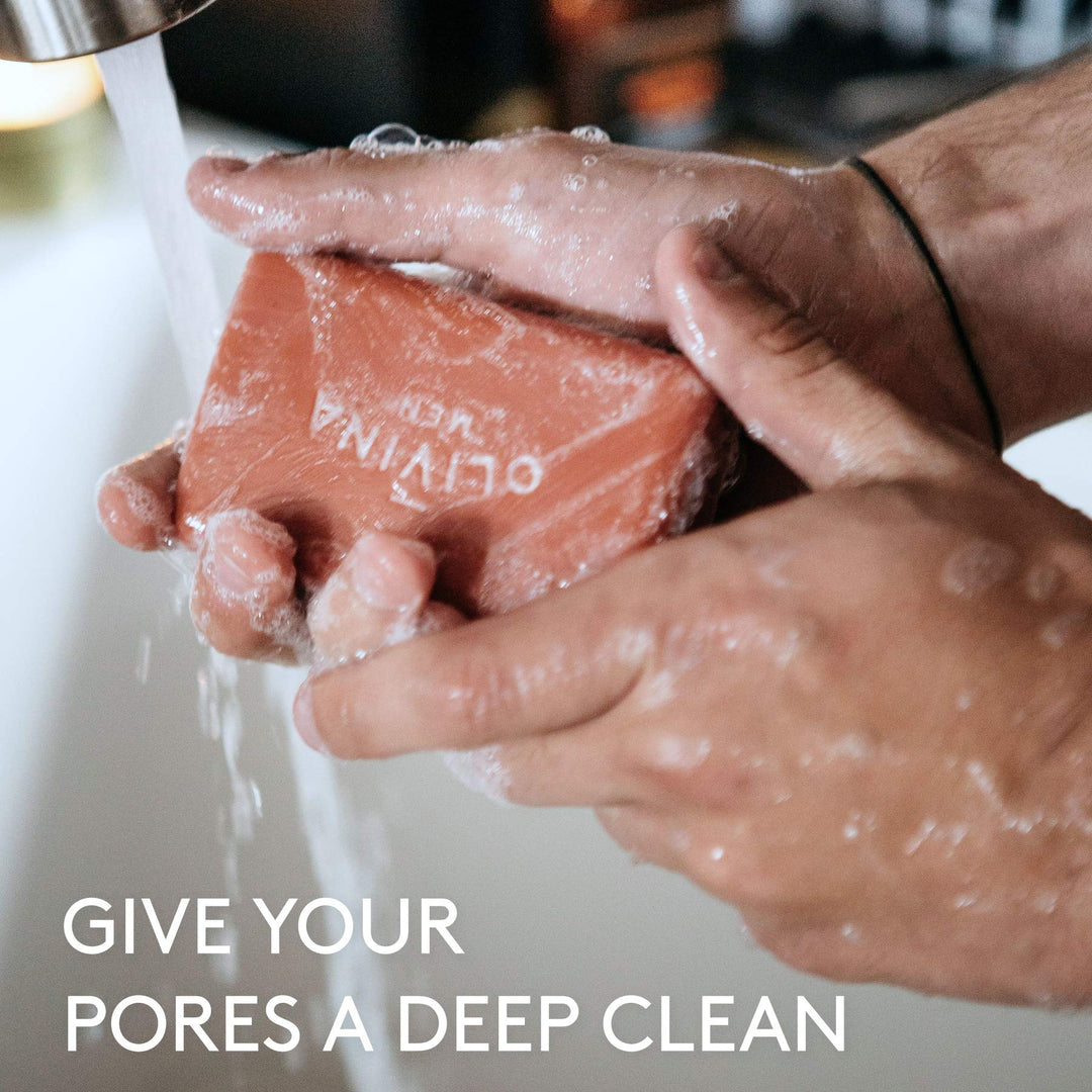 Olivina men exfoliating soap bar, mountain Sage, 6 Ounce