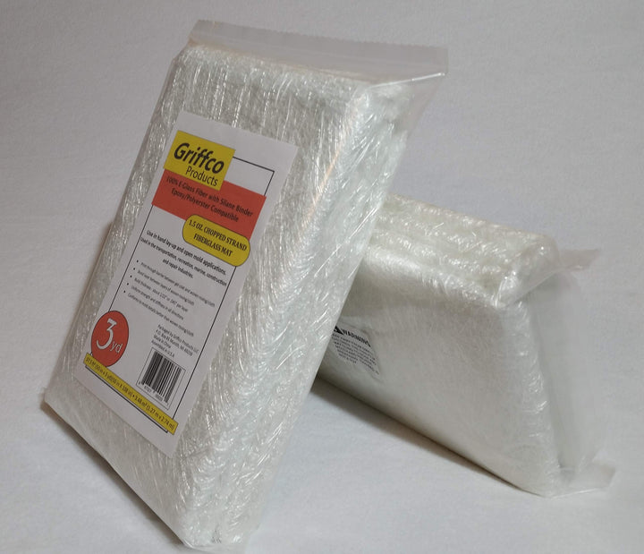 1.5 Oz. Fiberglass Chopped Strand Mat - 3 Yards X 50 Wide for Hand Layup, Vacuum Bagging or Molding Composites with Epoxy, Polyester or Vinyl Ester Resins