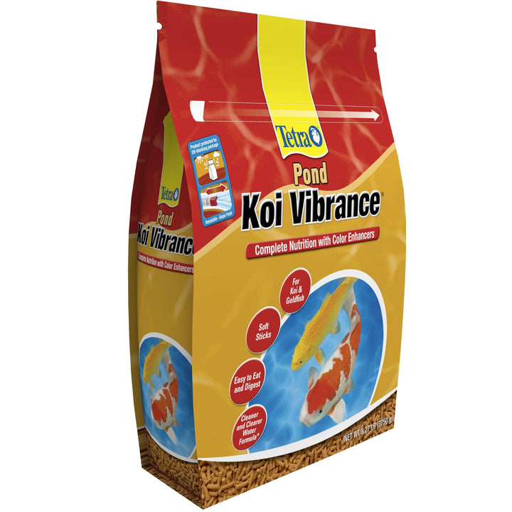 Pond Koi Vibrance, Soft Sticks, Easy to Digest Floating Pond Food, 8.27 lbs