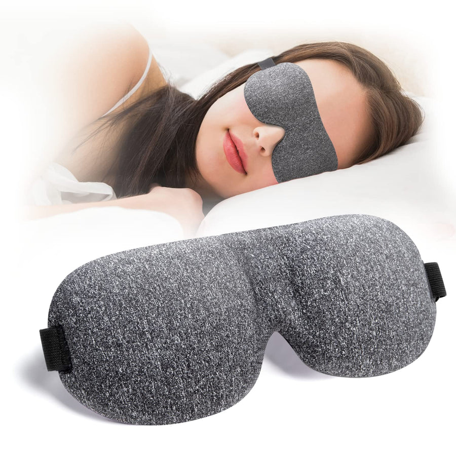 Sleep Mask, 3D Contoured Sleep Eye Mask, Comfortable &a