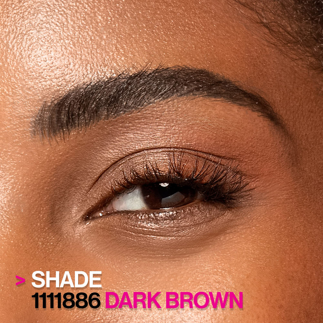 wet n wild Brow-Sessive Brow Pencil 9g- Dark Brown, Dual-Ended Eyebrow Pencil with Spoolie Brush for Thin and Thick Eyebrows, Natural Look Formula, Buildable Color Definition